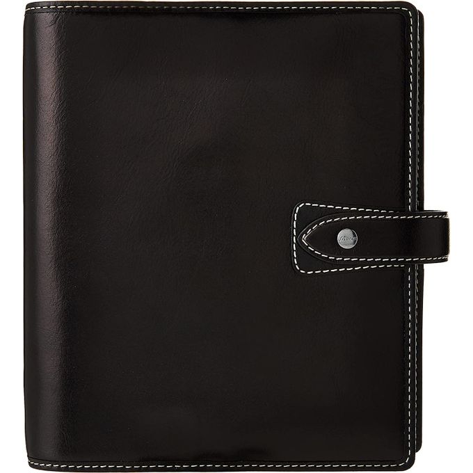 Refillable Leather Journal Notebook Office Diary Book Black.