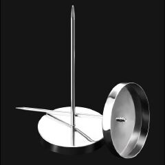 Memo Holder Spike, Straight Rod Paper Memo Holder