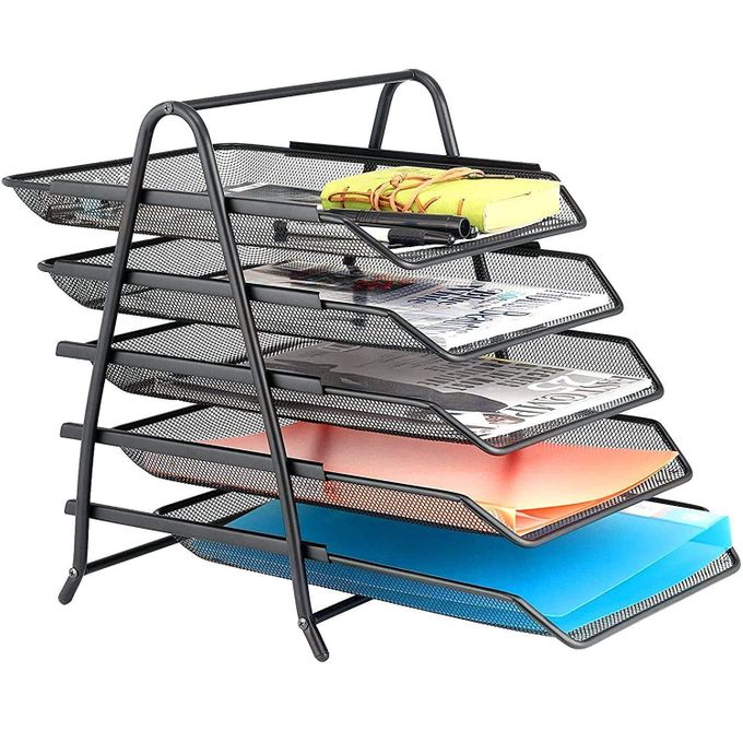 Metal Mesh File Tray 5 Document File Tray.