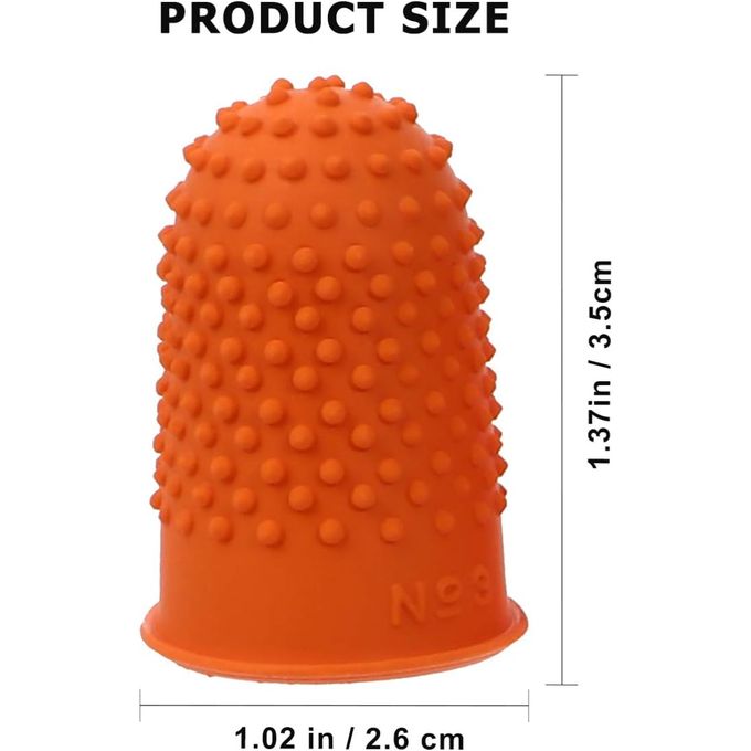 Rubber Fingertip Finger Tip Protection Finger10pcs