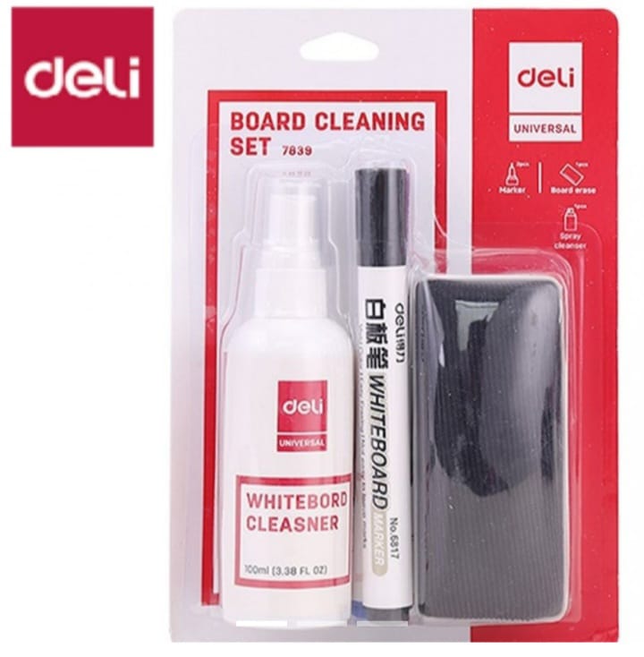 Deli 4-piece Blue Board Cleaning Set