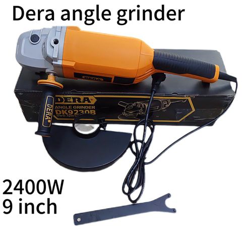 Dera Industrial Professional durable 9 Inch angle Grinder with Auxiliary Handle
