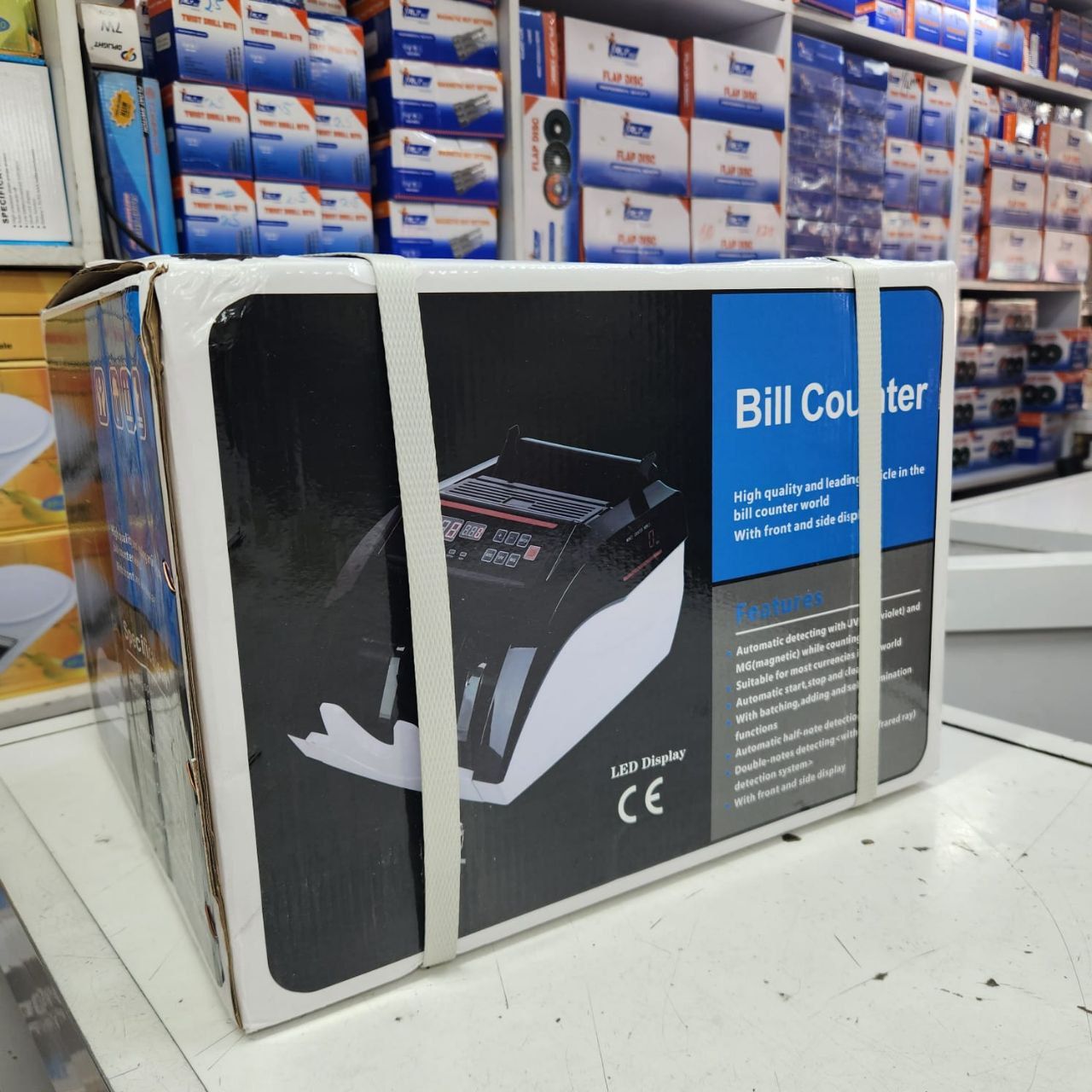 Automatic LED Display Money Cash Counting Machine 110 220v Bill Counter Banknotes Counter 5800