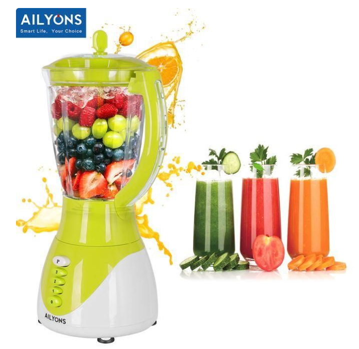 AILYONS Blender 2 In 1 With Grinder Machine 1.5L- green