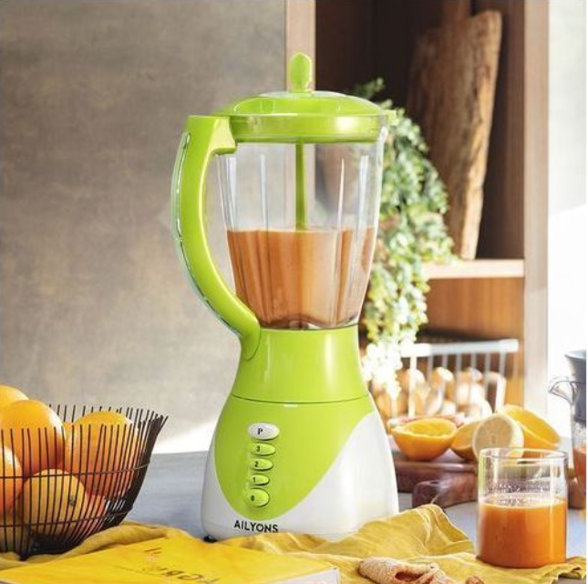 AILYONS Blender 2 In 1 With Grinder Machine 1.5L- green