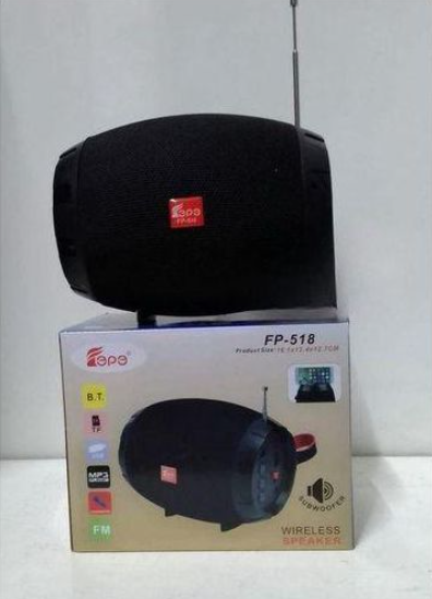 Epe FP-518 Mini Wireless Bluetooth-Compatible BSpeaker Portable Subwoofer Sound Bar Outdoor Waterproof Loudspeaker Support TF FM Radio