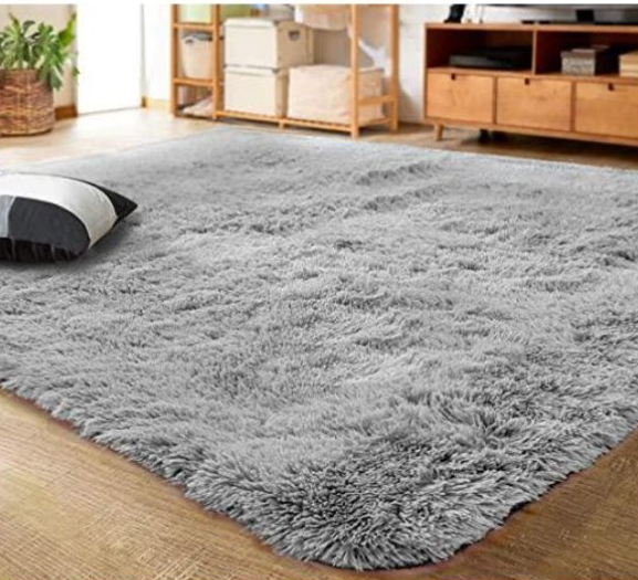 5 By 8 Carpet Soft Fluffy Carpet 5x8 Carpet Non-slip Floor Mat Easy To Wash