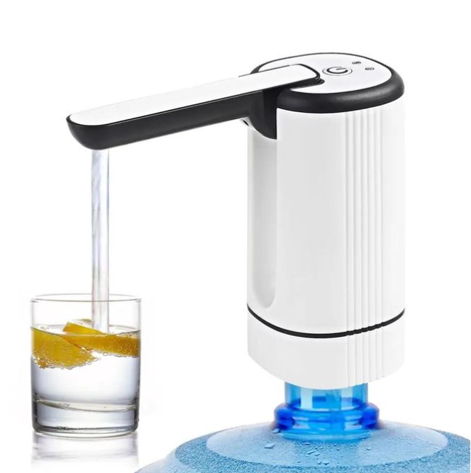 Electric Water Dispenser Pump Automatic Portable USB Charging Drinking Water Pump Water Bottle Dispenser Water Bottle Pump for Home Use and Camping