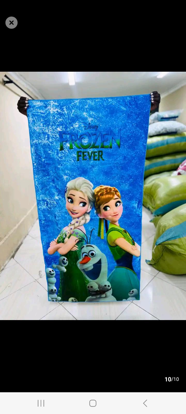 cartoon themed towels for kids