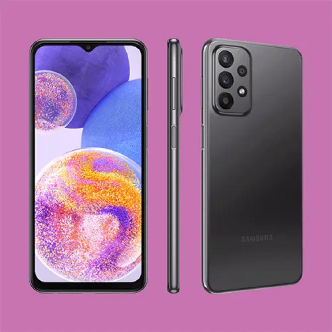 Refurbished New arrivals Samsung Galaxy A23 dual sim 6GB+128GB 6.3" Snapdragon 675  48MP+16MP Original Mobile Phone Samsung A23at very affordable price