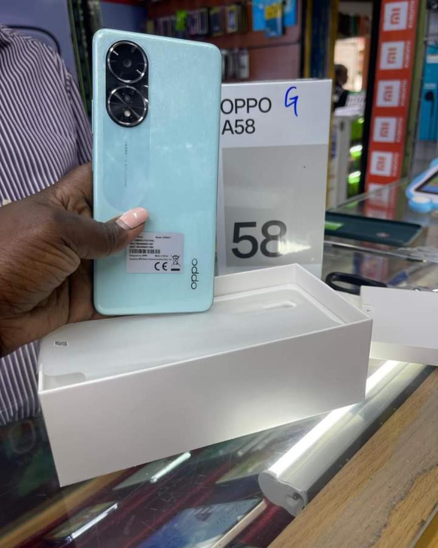 Oppo A58 🚨🔥

• RAM: 6GB, 8GB

• Storage: 128GB

• Battery: 5000 mAh, 33W

• Main Camera: 50MP + 2MP

• Selfie: 8MP

• Display: 6.56 inch, IPS LCD

• Processor: Mediatek G85

• Connectivity: Dual sim