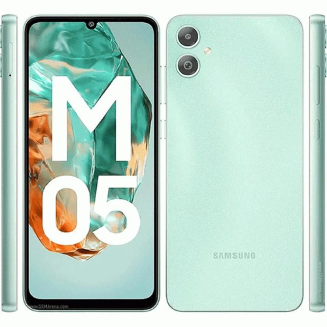 Samsung Galaxy M05 64gb +4gb ram 5000mAh  with 25w fast charger 6.7 inches Lcd The Samsung Galaxy M05 boasts a large 6.7-inch PLS LCD display with 720 x 1600 pixel resolution. This size is significant