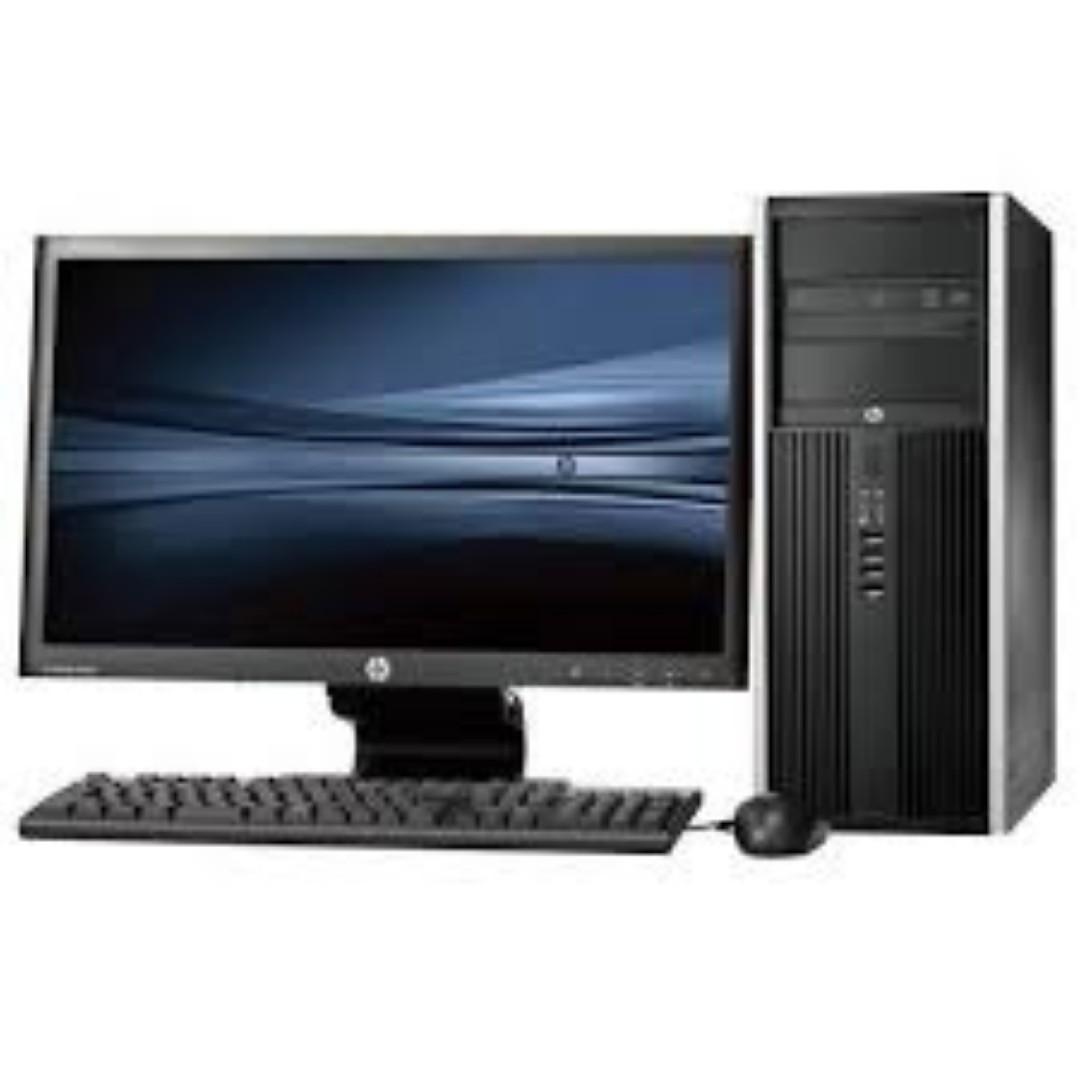 (Full set 8GB+500GB +19''Monitor,mouse and Keyboard ) Refurbished HP/dell/Lenovo Desktop Computer Dual Core  8GB 500GB HDD Complete desktop computers