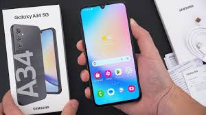 Samsung GALAXY A34 5G,8GB RAM, 128GB ROM,DUAL SIM,5000MAH, The A34 5G has a flat back with camera modules protruding, a design similar to the S22 Ultra that came out in 2022. It has a seamless design.