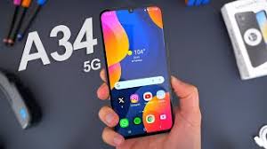 Samsung GALAXY A34 5G,8GB RAM, 128GB ROM,DUAL SIM,5000MAH, The A34 5G has a flat back with camera modules protruding, a design similar to the S22 Ultra that came out in 2022. It has a seamless design.