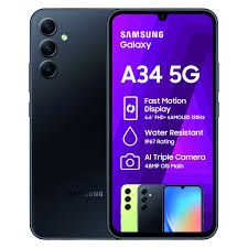 Samsung GALAXY A34 5G,8GB RAM, 128GB ROM,DUAL SIM,5000MAH, The A34 5G has a flat back with camera modules protruding, a design similar to the S22 Ultra that came out in 2022. It has a seamless design.