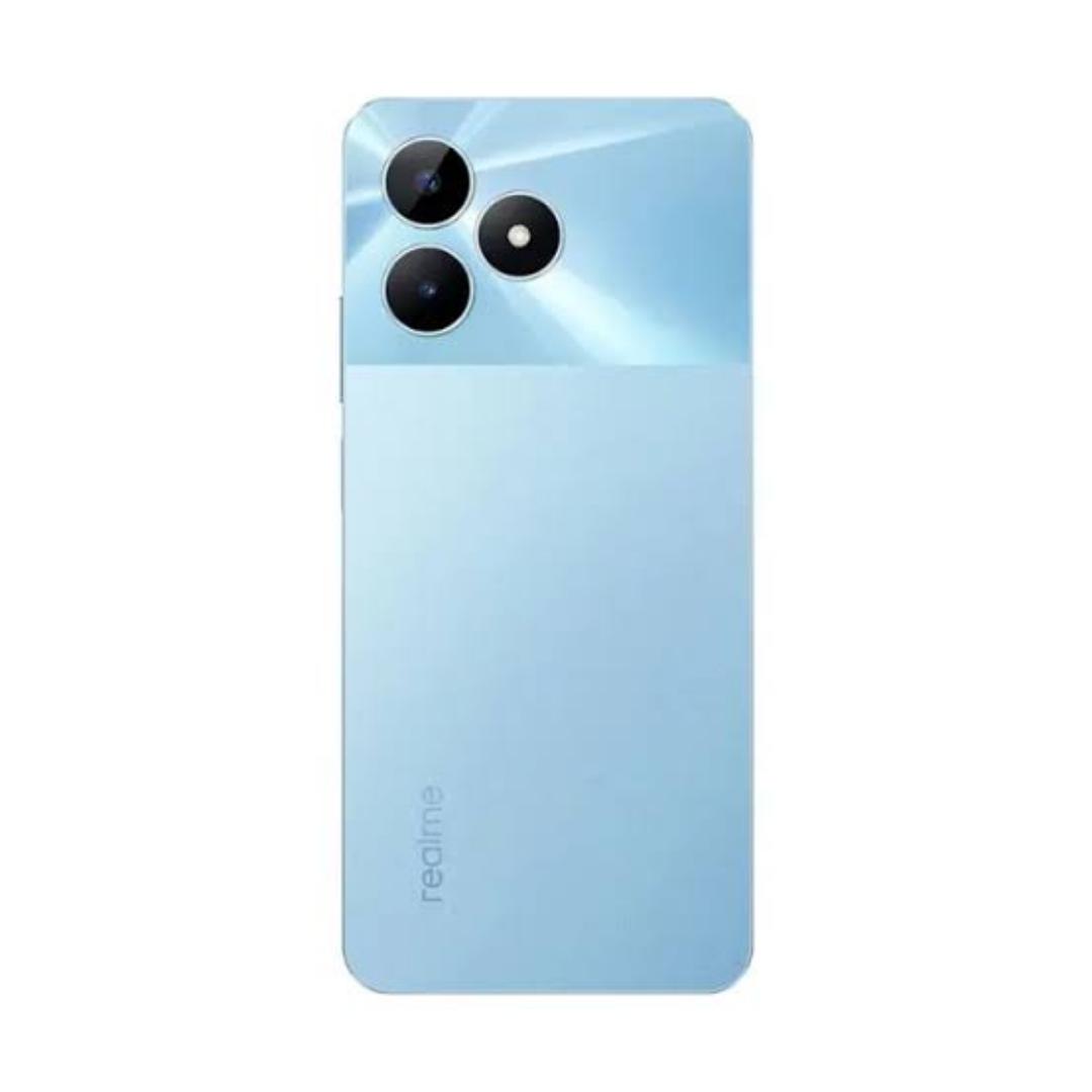 The Realme Note 50 256GB showcases a contemporary design with a sleek finish, often available in vibrant colors. It features a 6.5-inch HD+ display, providing clear visuals and vibrant colors, ideal f