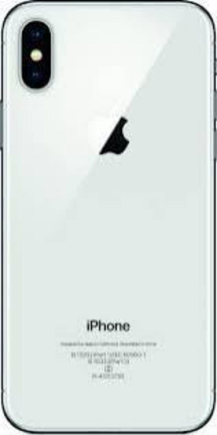 Apple IPhone X, 5.8' -256GB -Super Retina HD- Single sim - Silver (Brand New) XDR DISPLAY A PERFECTLY WORKING FACE ID AND TRUETONE ENABLED Maximum performance all day. Iphone X comes with fast charger