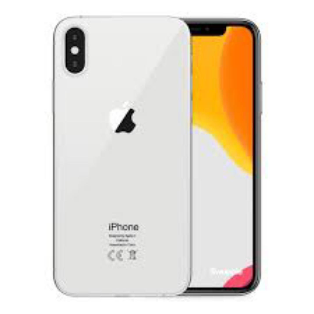 Apple IPhone X, 5.8' -256GB -Super Retina HD- Single sim - Silver (Brand New) XDR DISPLAY A PERFECTLY WORKING FACE ID AND TRUETONE ENABLED Maximum performance all day. Iphone X comes with fast charger
