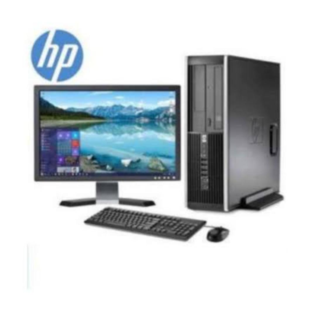 HP Refurbished EliteDesk 800 G1 4th Gen Core I5 8GB RAM 500GB HDD SFF Desktop + 22" DELL Monitor (complete Setup) HP EliteDesk 800 G1 SFF Core i5 4th Gen 3.2 GHz - 8GB - 500GB HDD with 19" HP Square L