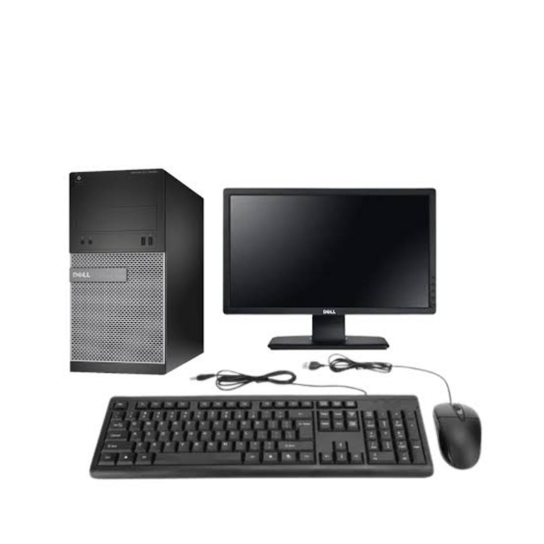 DELL Complete Desktop Computer Set Core i7 with 22 edge to edge Monitor, 8GB RAM, 1000GB HDD, Windows 11, Wired Keyboard & Mouse + FREE Mouse Pad – Ideal for Home, Office & School Computer Labs in Ken