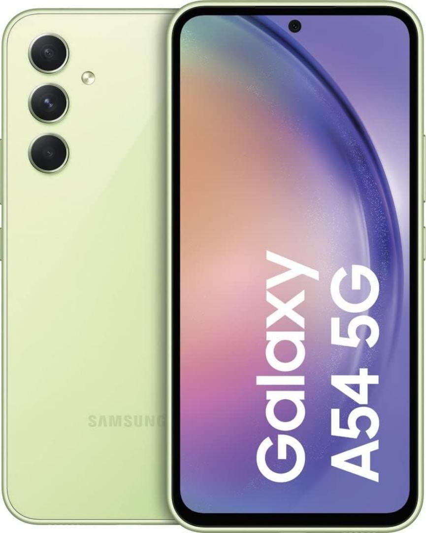 The Samsung Galaxy A54 has a 6.4-inch 120Hz Super AMOLED display with a screen resolution of 1080 x 2340 pixels and is protected by Gorilla Glassj 5. The phone has 8GB RAM and either 128GB or 256GB