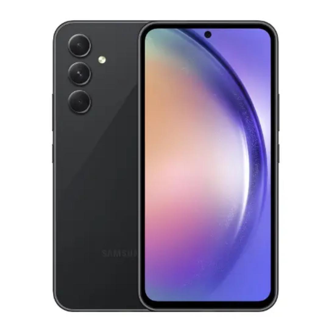 The Samsung Galaxy A54 has a 6.4-inch 120Hz Super AMOLED display with a screen resolution of 1080 x 2340 pixels and is protected by Gorilla Glassj 5. The phone has 8GB RAM and either 128GB or 256GB