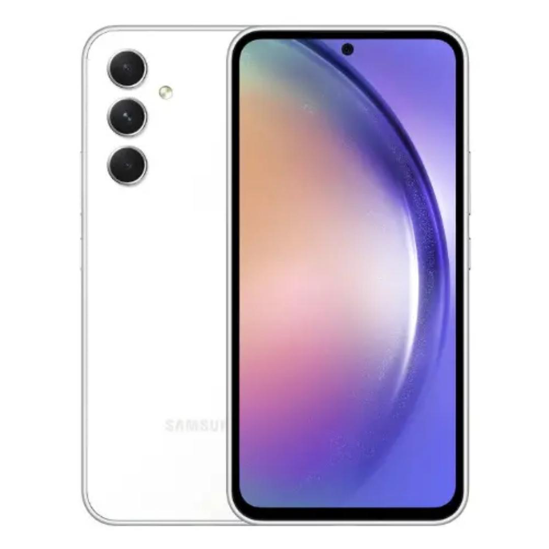 The Samsung Galaxy A54 has a 6.4-inch 120Hz Super AMOLED display with a screen resolution of 1080 x 2340 pixels and is protected by Gorilla Glassj 5. The phone has 8GB RAM and either 128GB or 256GB