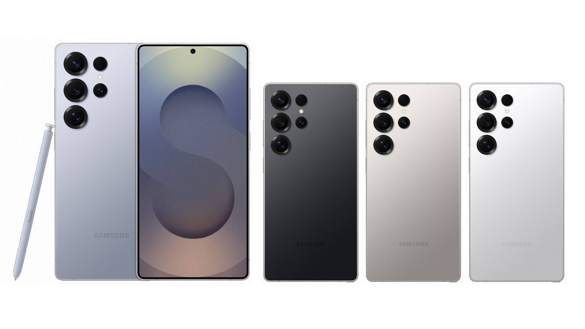 Samsung Galaxy S25 Ultra a 6.9″ QHD+ Dynamic AMOLED 2X 1–120Hz display, a pro quad camera with 200MP wide + 50MP ultrawide + 50MP 5× periscope + 10MP 3× telephoto, and a 12MP selfie.