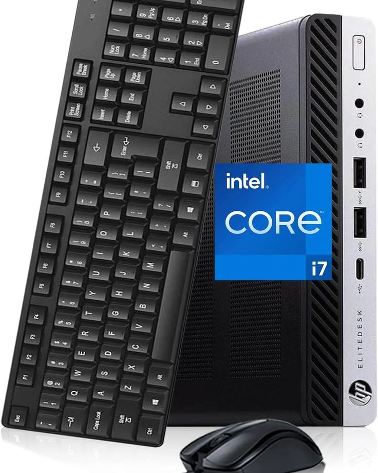 (Full set 16GBram + memory  500 HDD + 22'' Monitor,mouse and Keyboard )  core i7 Refurbished HP The HP EliteDesk 800 G4 is a robust, business-class desktop computer powered by an 8th Generation Intel