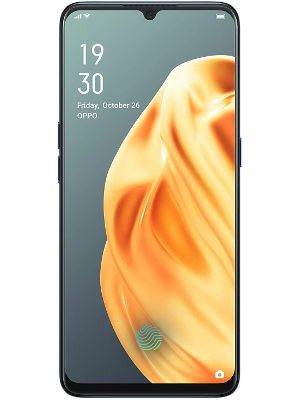 EX -UK Oppo F15  featuring a 6.4-inch AMOLED screen, MediaTek Helio P70 chip, 8GB RAM, 128GB storage, and 48MP quad-camera system with an in-display fingerprint sensor, known for its design