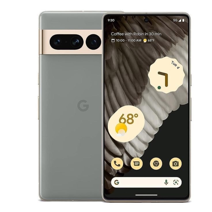 Google Pixel 7 Pro 256GB 12GB RAM 6.7" LTPO AMOLED 120Hz Display 50MP Triple Camera Android 13 5000mAh Battery Nano-SIM and eSIM Refurbished                                                           .