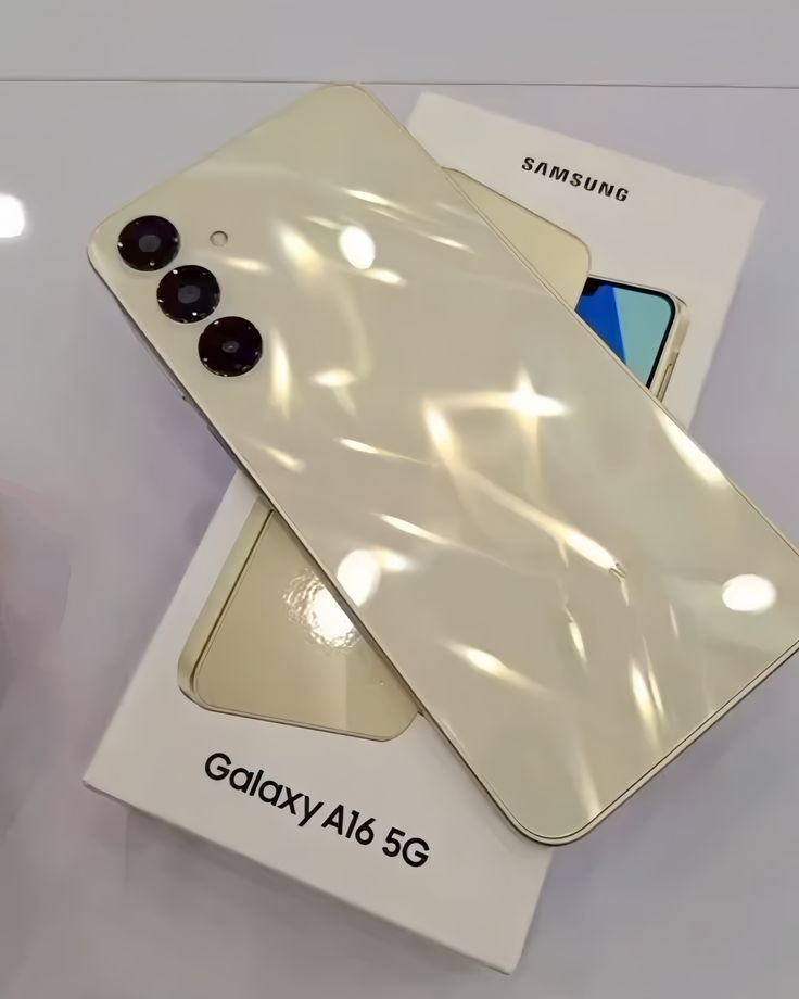 BrandSamsung Galaxy A16 128GB 4GB RAM 6.7" Super AMOLED Android 14 One UI 6.1 50MP Triple Camera Hybrid Dual SIM 25W Fast Charging 5000mAh Battery 24Type-C Charge Smart Phones at very affordable price