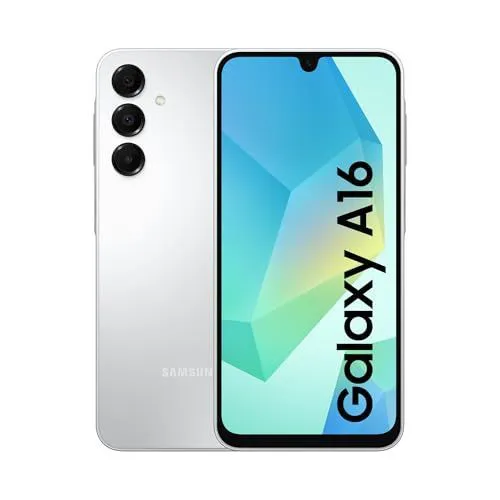 BrandSamsung Galaxy A16 128GB 4GB RAM 6.7" Super AMOLED Android 14 One UI 6.1 50MP Triple Camera Hybrid Dual SIM 25W Fast Charging 5000mAh Battery 24Type-C Charge Smart Phones at very affordable price