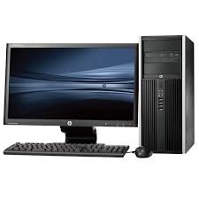 OFFER! full 19inch Monitor, HP Complete desktop Computer Set + Free Mouse Pad Desktop Core i5 8GB RAM 500GB HDD Monitor Full Set PC with Wired Keyboard Mouse Windows 11 ready for plug and play for all