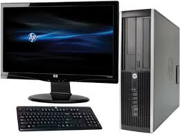 OFFER! full 19inch Monitor, HP Complete desktop Computer Set + Free Mouse Pad Desktop Core i5 8GB RAM 500GB HDD Monitor Full Set PC with Wired Keyboard Mouse Windows 11 ready for plug and play for all