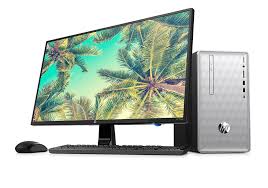 OFFER! full 19inch Monitor, HP Complete desktop Computer Set + Free Mouse Pad Desktop Core i5 8GB RAM 500GB HDD Monitor Full Set PC with Wired Keyboard Mouse Windows 11 ready for plug and play for all