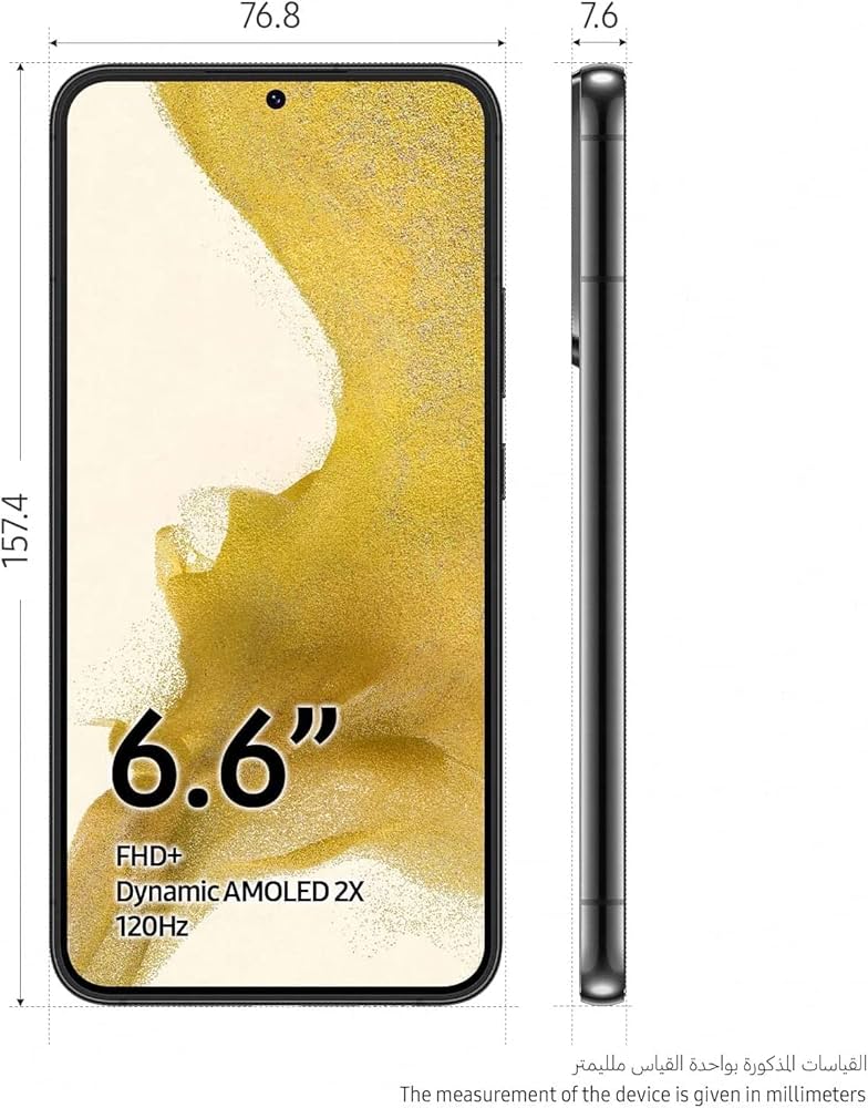 Samsung Galaxy S22 Plus 5G

RAM: 8GB
Internal Storage: 128GB
Battery: 4500 mAh
Main camera: 50 MP + 12 MP + 10 MP
Front