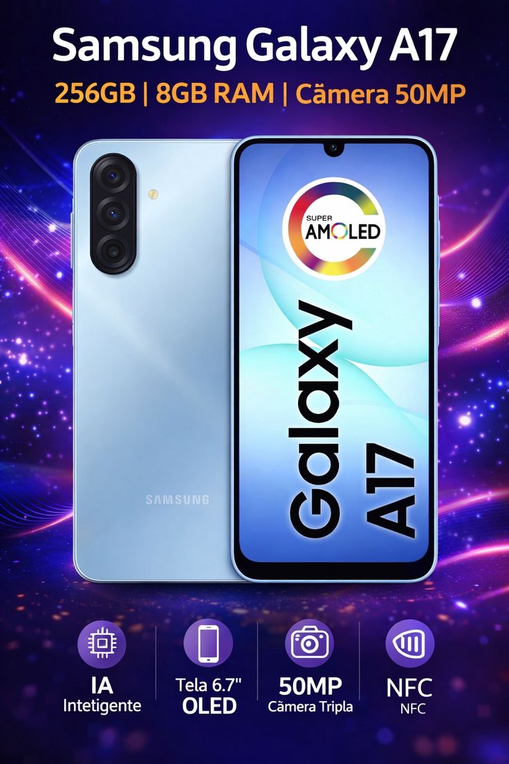 [ NEW ARRIVAL] Samsung Galaxy A17 5G 6.7'' 256 GB ROM + 8 GB RAM 5000 mAh 50 MP+ 13 MP camera Android 15 Exynos 1330 Octa-core Super AMOLED Fingerprint (side-mounted) smartphones [ NEW ARRIVAL] Samsun
