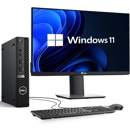 DELL Complete Desktop Computer Set Core i7 with 22 edge to edge Monitor, 8GB RAM, 1000GB HDD, Windows 11, Wired Keyboard & Mouse + FREE Mouse Pad – Ideal for Home, Office & School Computer Labs in Ken