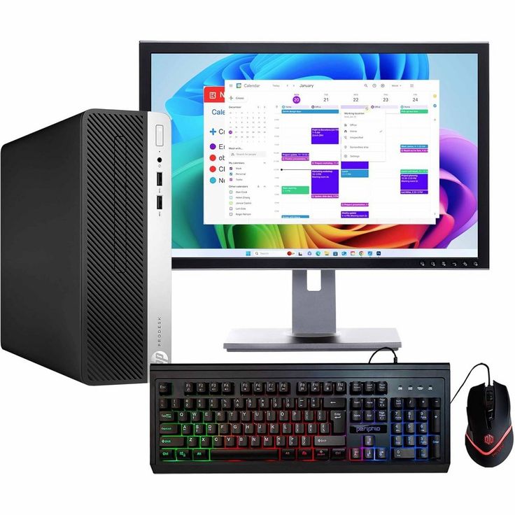 hp core i7 has 8GB ram 1000GB HDD   Desktop Computer Complete desktop computers (Full set 8GBram + memory of Hdd 1000GB+22''Monitor,mouse and Keyboard) HP EliteDesk 800 G1 Intel Core i7 4th Gen 3.2Ghz