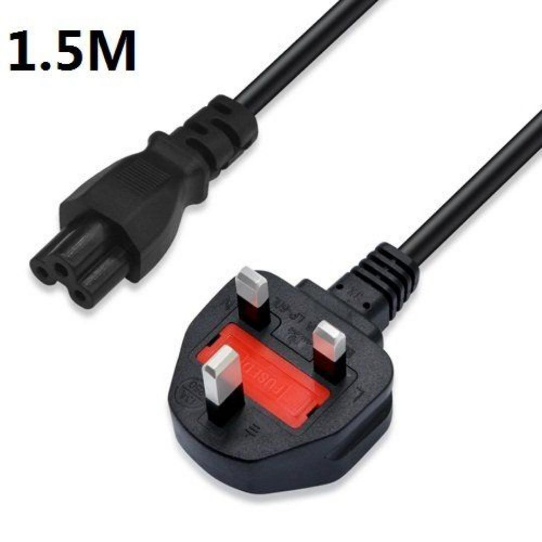 🔥Deal🔥Fused 3 Pin Flower Power Cable/Cord For Laptop Adapter Charger. Laptop Power Cable Cord, power cord for your laptop/notebook broken or lost? If so,this AC power cord is the perfect replacement