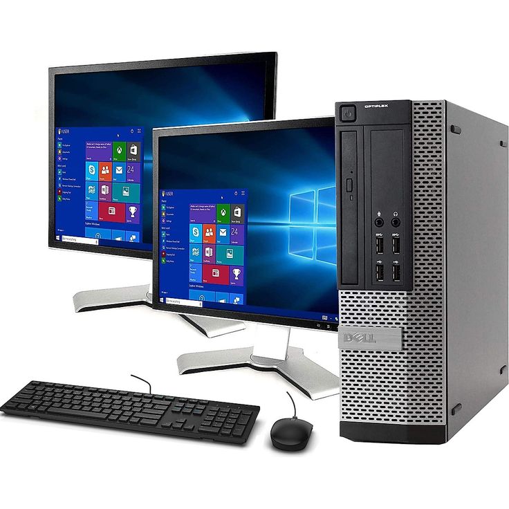 DELL Optiplex Intel Core i5 Desktop, 3.0GHz, 8GB Ram, 500GB HDD, INTEL CORE I5, 19" Inch Monitor, cpu desktop computer - Windows 10 - Ms Office - with 19 inch Monitor,mouse and Keyboard - ready to use