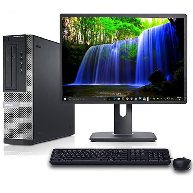 DELL Optiplex Intel Core i5 Desktop, 3.0GHz, 8GB Ram, 500GB HDD, INTEL CORE I5, 19" Inch Monitor, cpu desktop computer - Windows 10 - Ms Office - with 19 inch Monitor,mouse and Keyboard - ready to use