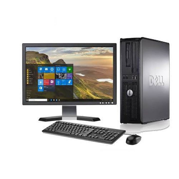 DELL Optiplex Intel Core i5 Desktop, 3.0GHz, 8GB Ram, 500GB HDD, INTEL CORE I5, 19" Inch Monitor, cpu desktop computer - Windows 10 - Ms Office - with 19 inch Monitor,mouse and Keyboard - ready to use