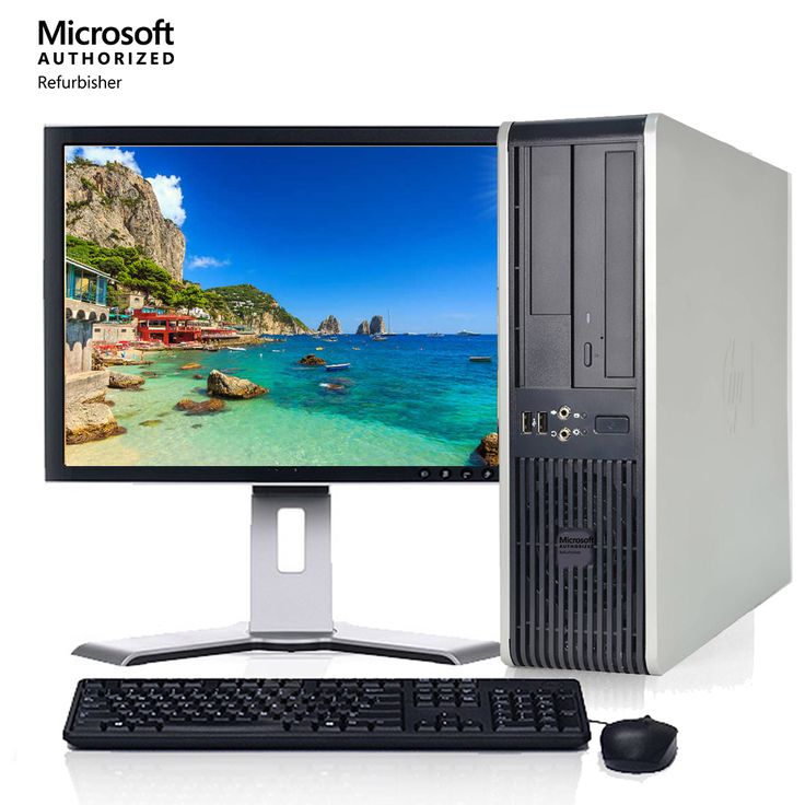 OFFER! full 19inch Monitor, HP Complete desktop Computer Set + Free Mouse Pad Desktop Core i5 8GB RAM 500GB HDD Monitor Full Set PC with Wired Keyboard Mouse Windows 11 ready for plug and play for all