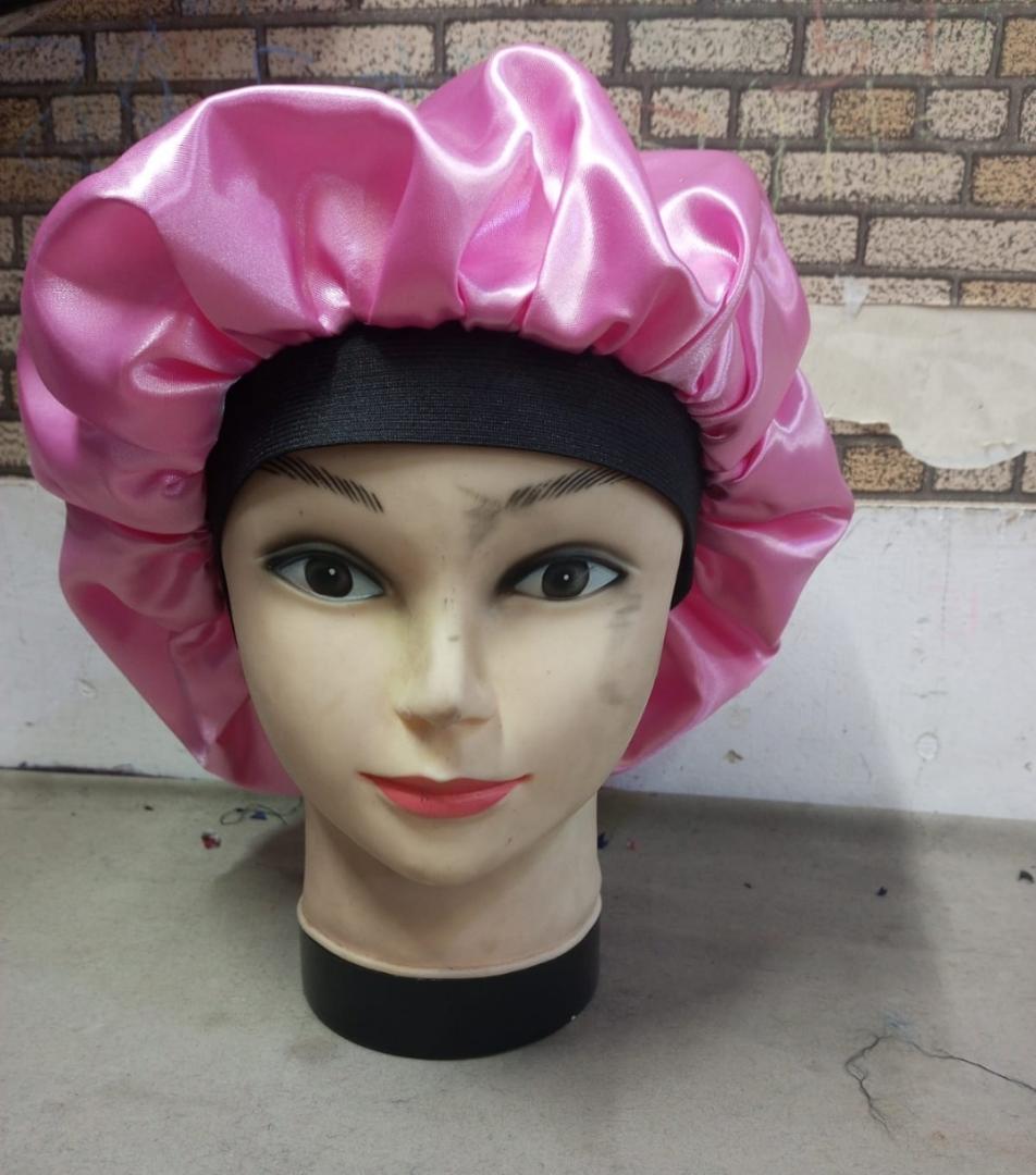 Women Headscarf Hat Sleeping Bonnet Night Sleep Hair Caps Silky Bonet Satin Adjust Head Cover Hat For Curly Springy Hair Styling Accessories