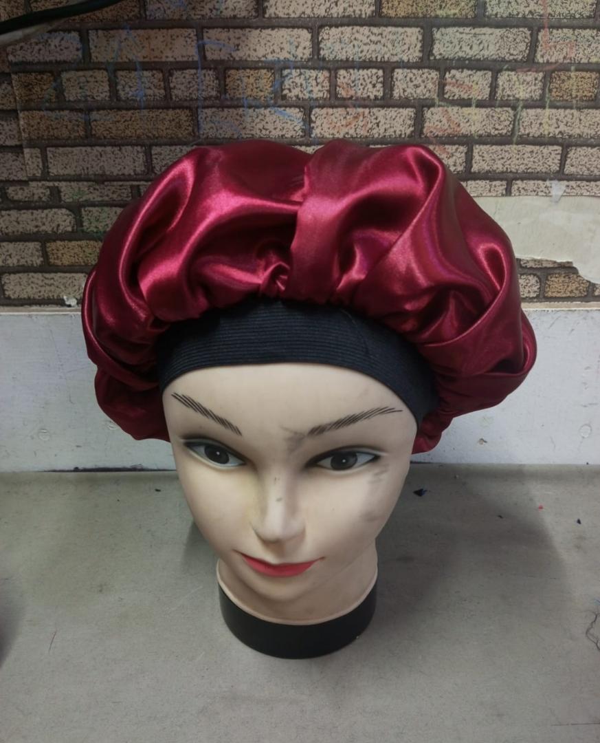 Women Headscarf Hat Sleeping Bonnet Night Sleep Hair Caps Silky Bonet Satin Adjust Head Cover Hat For Curly Springy Hair Styling Accessories