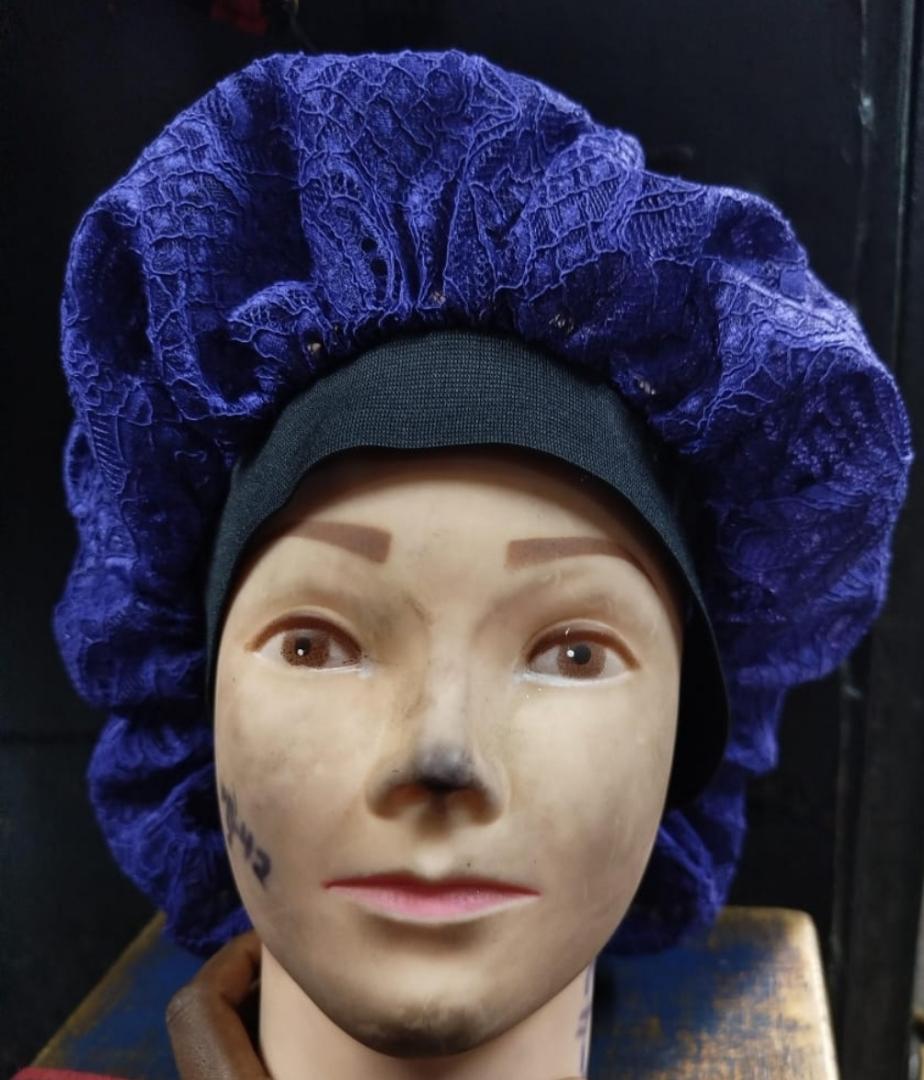 Women Headscarf Hat breathable Sleeping Bonnet Night Sleep Hair net Caps Silky Bonet Satin Adjust Head Cover Hat For Curly Springy Hair Styling Accessories