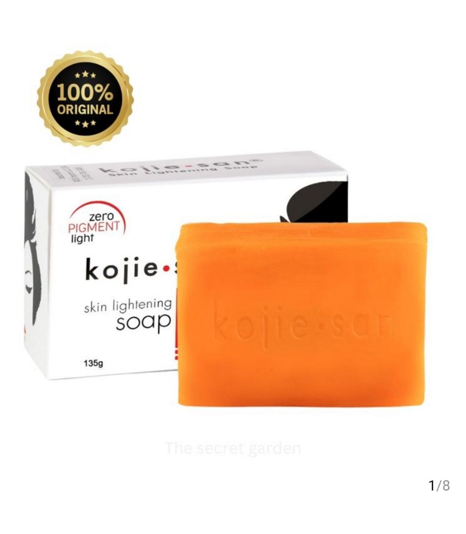 Kojie San ORIGINAL Skin Lightening Soap -Classic Kojic Acid Soap for Dark Spots, Hyperpigmentation, Whitening & Scars - Beauty Bar with Coconut & Tea Tree Oil for Fair skin